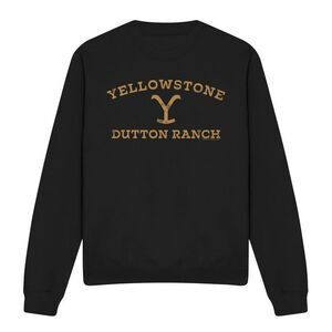 Yellowstone Unisex Adult Arched Logo Sweatshirt / Black